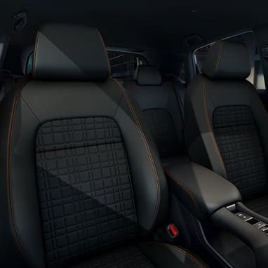 2027 Honda HR-V Sport interior black cloth seats (Subcompact Crossover SUV).